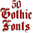 icon Gothic Fonts 50(Fontes góticas Message Maker) 3.22.0