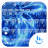 icon Theme x TouchPal Glass Blue Wave(Onda azul de vidro do tema do teclado) 3.0