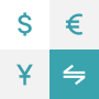 icon Any Currency Converter(Qualquer Conversor de Moeda)