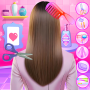 icon Girl Hair Salon and Beauty(uma garota gostosa Salão de cabeleireiro e beleza)