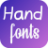 icon Hand Fonts(Fontes de mão para FlipFont) 2.3.6
