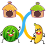 icon Save the Fruit(Salve a fruta: Draw to Home)