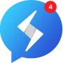 icon Messenger for Messages(Messenger para mensagens, vídeo chamadas e vídeo chat
)