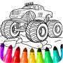 icon Monster Truck Coloring Book(Monster Car e Truck Coloring)