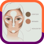 icon Tutorial on makeup contours (Tutorial sobre contornos de maquiagem
)
