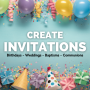 icon Free Invitation Maker(Criador de convites e design de cartões
)