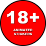 icon 18+ Animated Stickers For WhatsApp(18+ Adesivos animados para WhatsApp
)