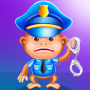 icon Kids police baby pig detective (Crianças polícia bebê porco detetive)