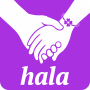 icon HalaMe- Chat& Make Real Friend (HalaMe - Bate-papo e Faça Amigos de Verdade)