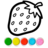 icon Glitter Fruits and Veggies Coloring(Frutas e Legumes para Colorir) 1.3