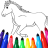 icon Horse Drawing Game(Jogo de páginas para colorir de cavalos) 18.4.0