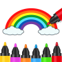 icon Coloring and Drawing For Kids (Colorir e desenhar para crianças)