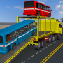 icon Bus Transporter Truck Flight(Vôo do caminhão do transportador de ônibus)