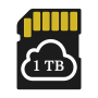 icon 1TB Storage : Secure Cloud ()