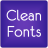 icon Clean Free Font Theme(Fontes limpas Criador de mensagens) 9.09.0