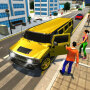 icon Limousine Taxi Driving 3D(US Limo Taxi - Jogo de condução de carro)