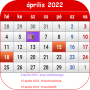 icon com.agus.hungary.calendar(Hungria Calendário 2022
)