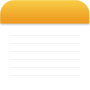 icon MemoPad(bloco de notas para escrever
)
