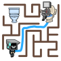 icon Maze Run(Banheiro Rush Time: Jogos de banheiro)
