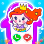 icon Princess Mermaid Baby Phone(Baby Mermaid Phone Jogos de meninas)