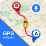 icon GPS Maps Navigation Live Map (Mapas GPS Navegação Mapa ao vivo)