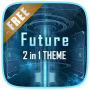 icon GO Big Future Theme(Futuro lançador 3D e armário)