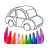 icon Car Coloring(Coloring car - Color car) 1.7101