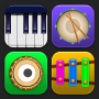icon Tabla Drum Kit Music(Tabla Drum Kit Música
)