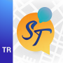 icon Social Traffic: Car App & Live (Tráfego social: aplicativo de carro e)