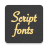 icon Script Fonts(Fontes de script para) 1.1.8