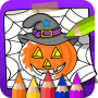icon Halloween Coloring Book(Halloween Coloring Book
)