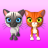 icon Talking 3 Friends Cats and Bunny(Falando 3 amigos gatos coelho) 20201103