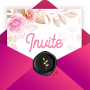 icon Invitation Maker - Card Design (criador de convites de carros usados ​​- Design de cartão)