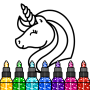 icon Unicorn Coloring(Livros para Colorir e Jogos de Unicórnio)