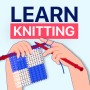 icon Learn knitting(Aprenda tricô e crochê)