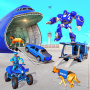 icon Robot Dog Plane Car Transport (Robô Cão Avião Transporte de carro)