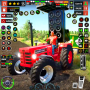 icon Real Tractor Farming Games (Jogos reais de agricultura de trator Simulador de ônibus Campeão de tiro)