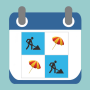 icon Shift work calendar (Calendário de trabalho por turnos)