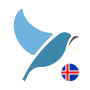 icon Bluebird Icelandic(Aprenda islandês. Fala islandês. Estude islandês.
)