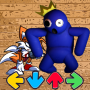 icon FNF Mashup Tail Rainbow Friend (FNF Mashup Tail Rainbow
)
