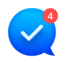 icon The Messenger App: Free for message & chat (O Messenger App: grátis para mensagem e bate-papo)
