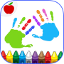 icon Kids Finger Painting Coloring (Colorir de pintura de dedo de crianças)