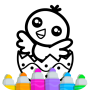 icon Bini Toddler Drawing Games(Bini Game Drawing for kids app)