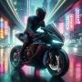 icon Fast Motorcycle Driver (Motorista rápido da motocicleta)