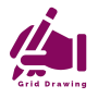 icon Grid Maker for Drawing(Desenho de grade
)