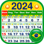 icon com.gamesrushti.brazilcalendar(Brasil Calendário 2024 Brasil)