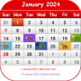 icon Singapore Calendar 2024 (Calendário de Singapura 2024)