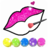 icon Lips Coloring(Jogo de colorir lábios brilhantes) 2.7