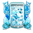 icon Flower Butterfly Glitter Theme Launcher(Flor Borboleta Glitter Tema Huckleberry: Arte de tênis para) 1.4