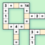 icon Math Crossword — Number puzzle (Math Crossword - Quebra-cabeça numérico)